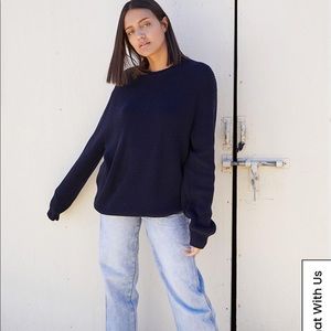 Brandy Melville Blue navy Brianna Sweater